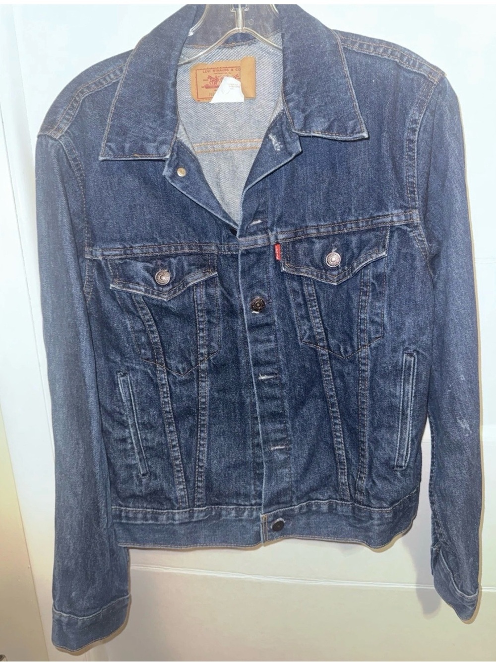 Levi’s 70706-0216 Denim Trucker Jacket Size 20 Canada Red Tab 1980s